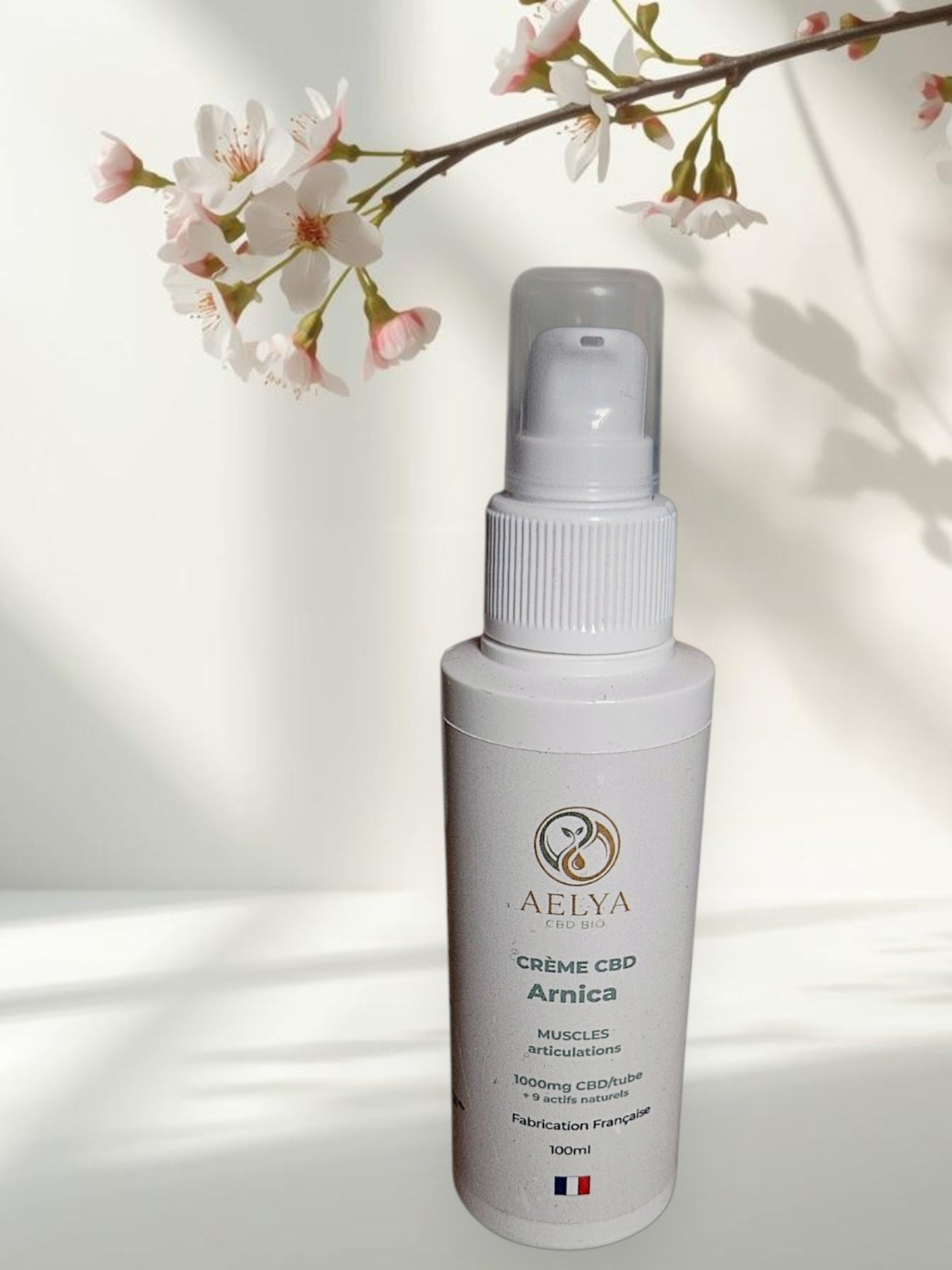 Crème Arnica au CBD- 9 huiles essentielles- AELYA