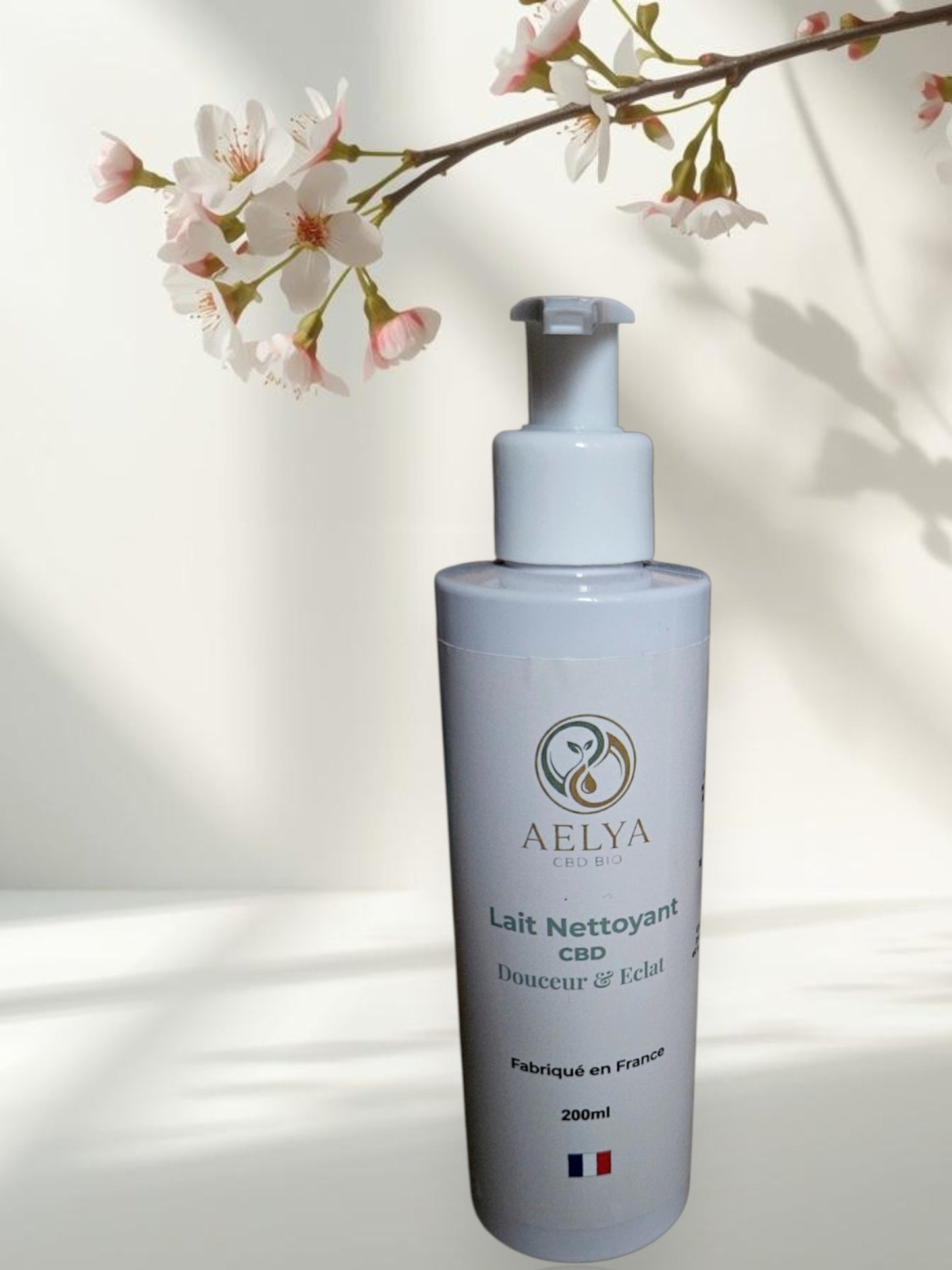 Lait nettoyant visage au CBD – AELYA